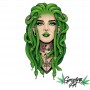 Tshirt Growing Art Medusa 420 culture cannabis gadgets