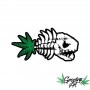 420 culture cannabis sticker piranha